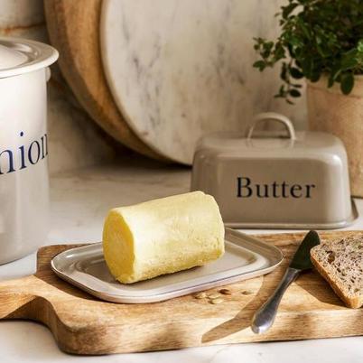 Garden Trading Enamel Butter Dish Truffle