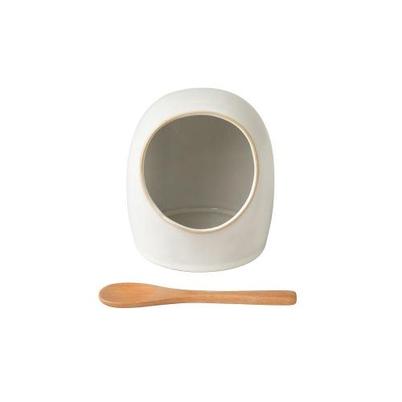 Garden Trading Ithaca Salt Cellar White
