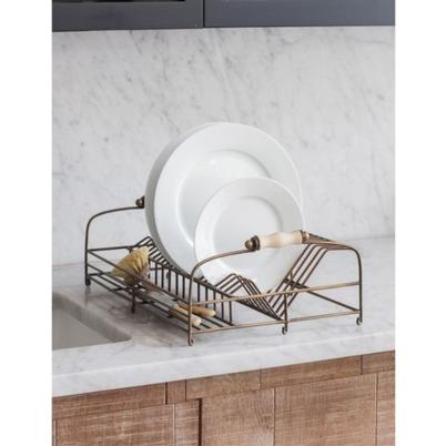 Garden Trading Brompton Dish Rack Antique Brass