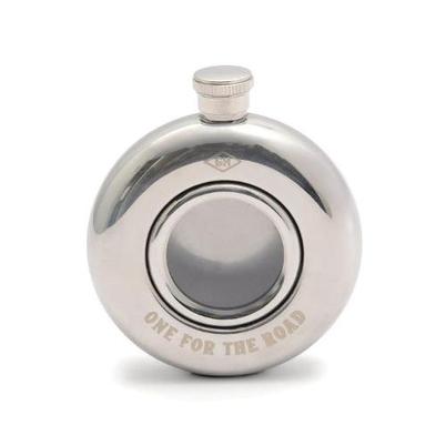 Gentlemen's Hardware Circular Hip Flask 135ml