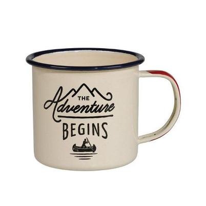 Gentlemen's Hardware The Adventure Begins Enamel Mug 325ml