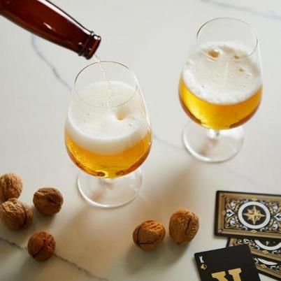 Gentlemen's Hardware Tulip Beer Glasses Set of 2