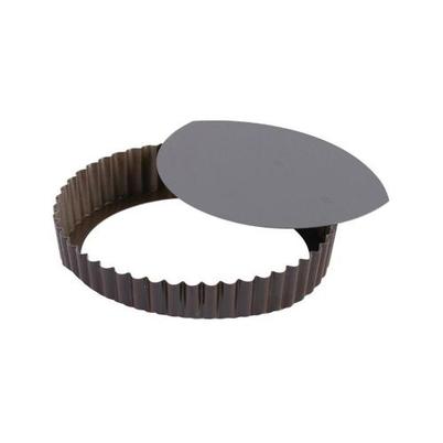 Gobel Round Fluted Tart Tin Removable Base 28cm