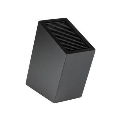 Grunwerg Rockingham Forge Universal Knife Block Sloped Black