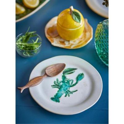 Haden Small Plate Green Lobster Stoneware