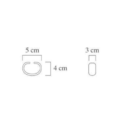 Heim Sohne Napkin Ring-Cream