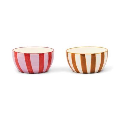 Here's How The Bella Dipping Bowls Ochre & Rust Set of 2 