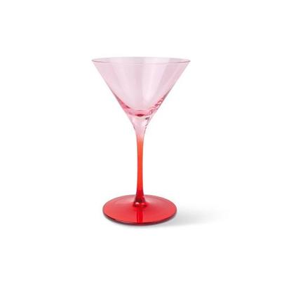 Here's How The Olive Martini Glass Blush & Cherry Set of 2
