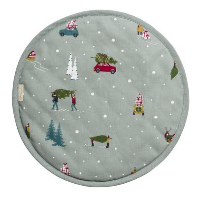 Sophie Allport Home For Christmas Circular Hob Cover