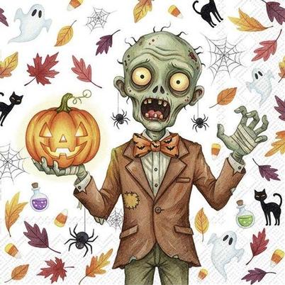 IHR Cocktail Napkins Zombie Scare