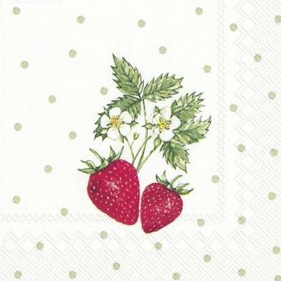 IHR Cocktail Napkins Little Lovely Strawberries