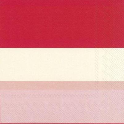 IHR Lunch Napkins Hennika Red 