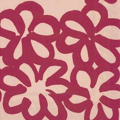 IHR Lunch Napkins Jattikukka Rose