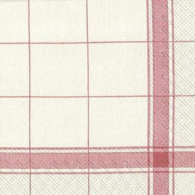IHR Lunch Napkins Living Country Red