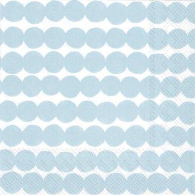 IHR Lunch Napkins Rasymatto Light Blue