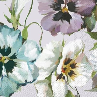 IHR Lunch Napkins Martha Light Lilac