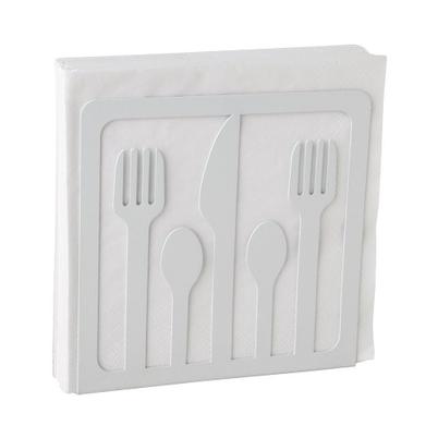 IHR Metal Napkin Holder White 