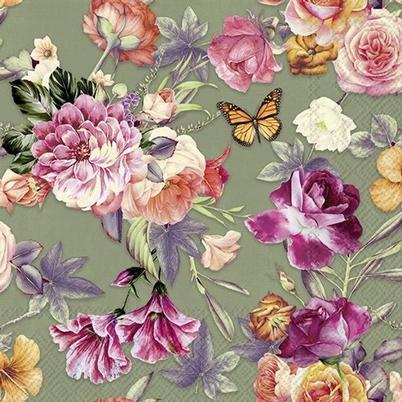 IHR Lunch Napkins Noria Green