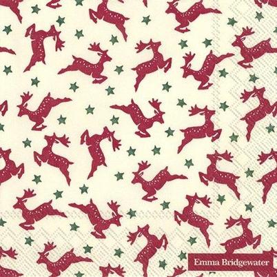 IHR Lunch Napkins Reindeer 
