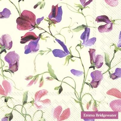 IHR Lunch Napkins Emma Bridgewater Sweet Pea Cream 