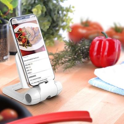 Prepara iPrep Mini Folding Smartphone Stand White