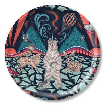 Jamida Polar Navy Tray by Emma J Shipley 39cm 