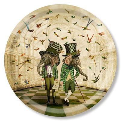 Jamida The Bird Watchers Serving Tray by Maggie Taylor 39cm