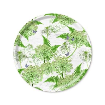 Jamida White Dill Round Tray by Michael Angove 39cm
