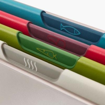 Joseph Joseph Folio Icon Chopping Board & Chef-s knife 4pc