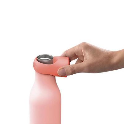 Joseph Joseph Loop Vacuum Insulated Water Bottle Coral 500ml