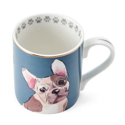 Mikasa French Bulldog Straight-Sided Porcelain Mug 280ml