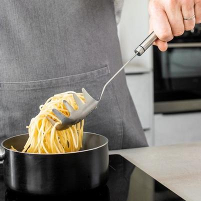 Kitchen Craft Oval Handled Stainless Steel Spaghetti Server