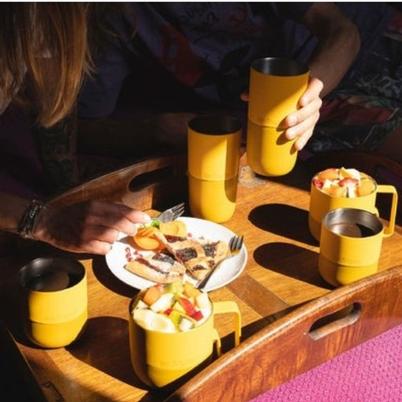 Klean Kanteen Rise 473ml Tumbler-Old Gold