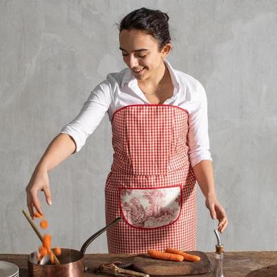 La Gradisca Apron Red Gingham