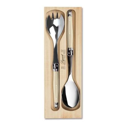 Laguiole Salad Server Set-Ivory
