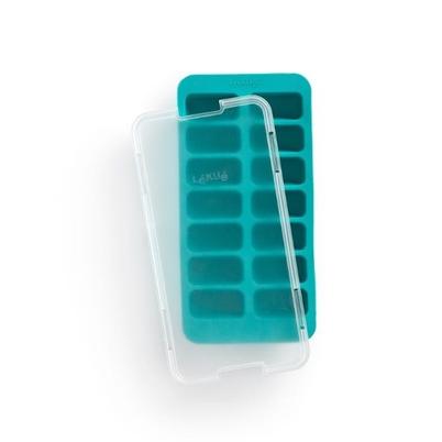 Lekue Rectangular Ice Cube Tray Turquoise
