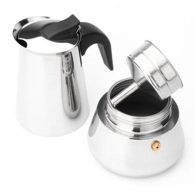 Leopold Vienna Trevi Espresso Maker Stainless Steel 6 cup