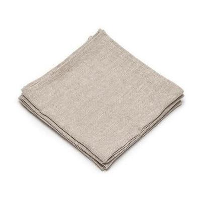 Linen Chevron Natural Napkin 
