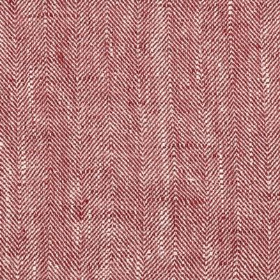 Linen Chevron Cherry & White Napkin