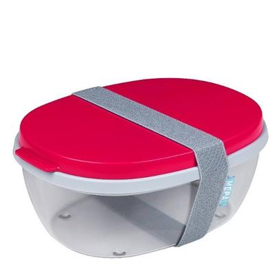 Mepal Ellipse Salad Box-Nordic red