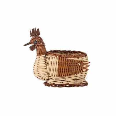 Marsha Egg Basket Brown Fern 