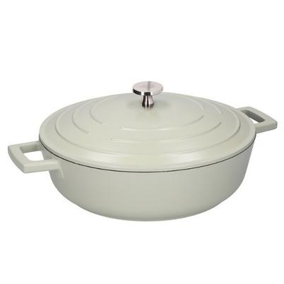 MasterClass Cast Aluminium Shallow Casserole Dish 4L Mint Green