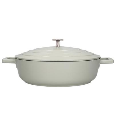 MasterClass Cast Aluminium Shallow Casserole Dish 4L Mint Green