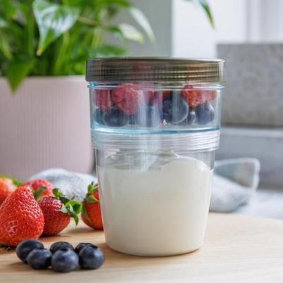 MasterClass Eco Snap Yoghurt & Granola Breakfast Pot 500 ml