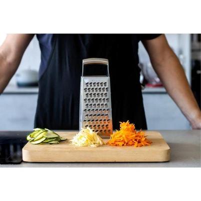 MasterClass Etched Stainless Steel Four Sided Box Grater