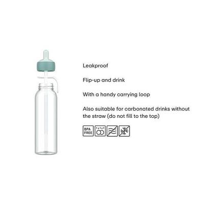 Mepal Water Bottle Flip-up Campus 500 ml - Cool Mint
