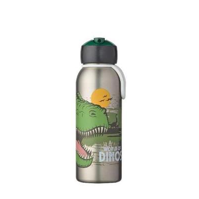 Mepal Flip-Up Insulated 350ml Bottle - Dino