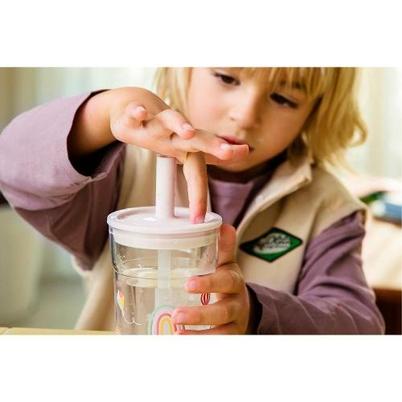 Mepal Mio Sunshine & Rainbow Children's Glass with Straw