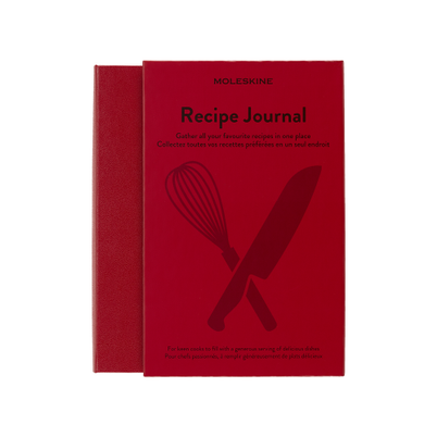 MOLESKINE Passion Recipe Journal in Scarlet Red