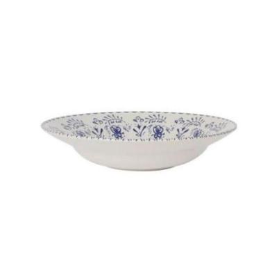 Monaco Blue Floral Pasta Plate 29cm 